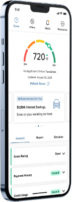 Credit Score on Mobile Phone