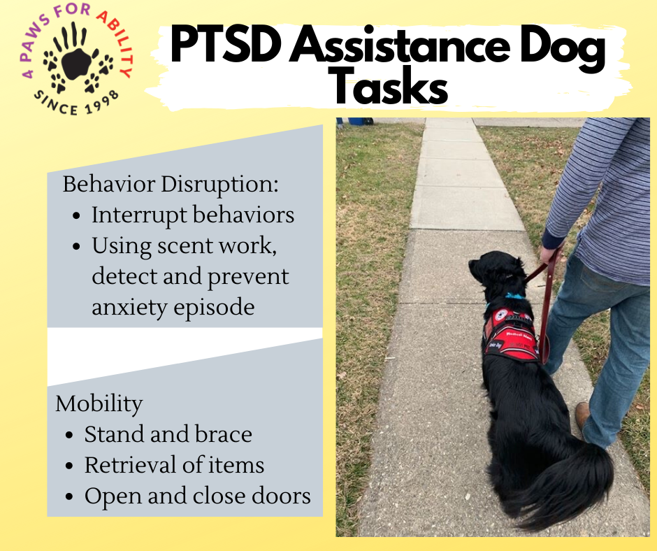 PTSD Assistance Dog Task List